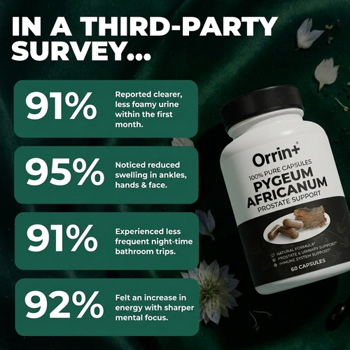 Orrin+ Pygeum Africanum | Prostate & Kidney Support