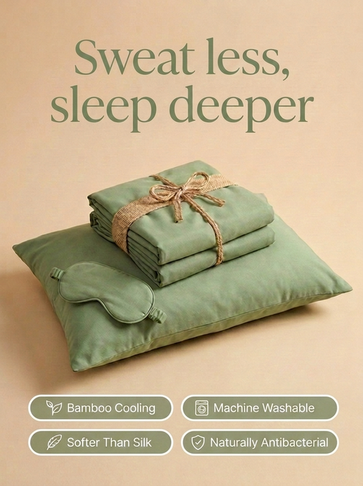 Bamboo Cooling Bedding Bundle